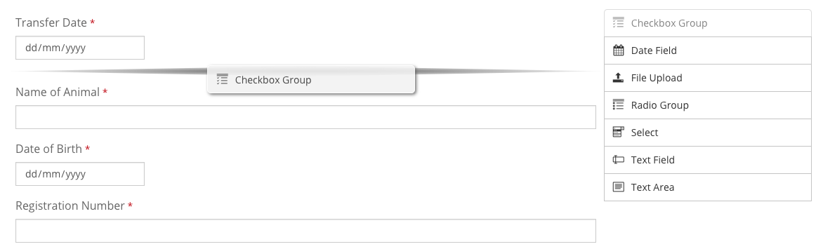 Form Builder Example
